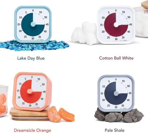 Vista 7 de TIME TIMER Home MOD - Temporizador visual de 60 minutos para niños Edición Hogar - Para suministros de educación en casa Herramienta de estudio