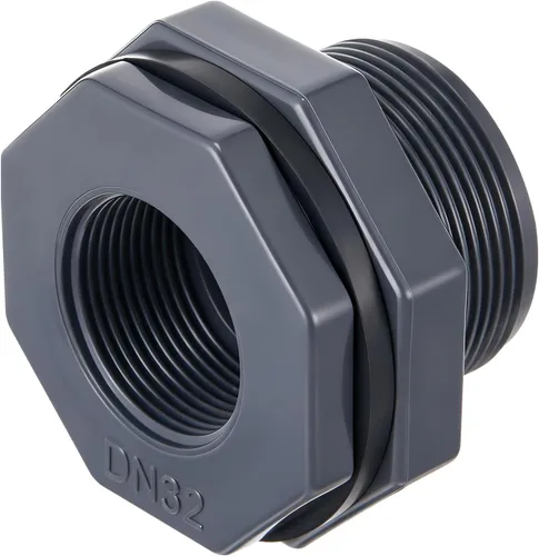 Vista 16 de 4 unids 1 pulgada mamparo montaje PVC Npt tanque conector