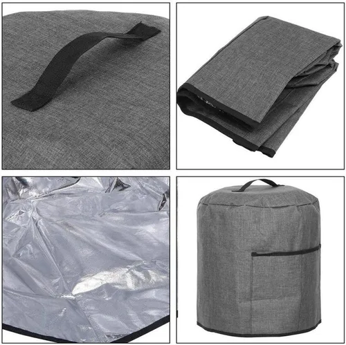 Vista 4 de Cubierta protectora para freidora de aire, cubierta protectora de viaje, fácil limpieza, a prueba de polvo, multifunción, para utensilios de cocina
