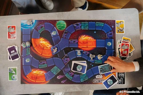 Vista 7 de Juego de mesa Star Wars Super Teams - Carrera de estrategia rápida a través de la galaxia, divertido para familias, niños y adultos, a partir de 7