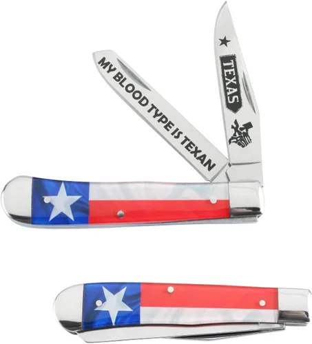 Vista 10 de Collection Everyday Carry - Cuchillo de bolsillo plegable manual con mango de resina suave (5118 USA)