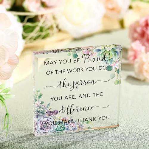 Vista 2 de Yookeer Regalos de agradecimiento de agradecimiento para compañeros de trabajo, regalo de jubilación para empleados, mujeres, hombres, May You Be