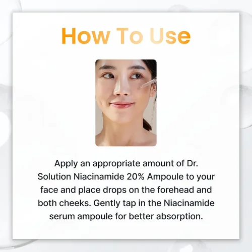 Vista 6 de Ampolla de niacinamida al 20% de vitamina C – CUSKIN Cuidado coreano de la piel con niacinamida, glutatión, ácido hialurónico, adenosina, pantenol