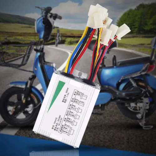 Vista 2 de Bicicleta eléctrica cepilló el regulador, caja del regulador del motor de 48V 500W para el E-triciclo eléctrico de la vespa de la bicicleta