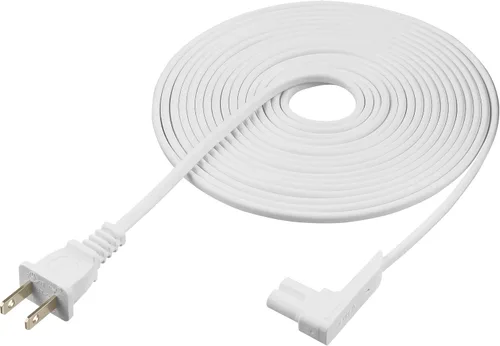 Vista 9 de Cable de alimentación de 16 pies compatible con altavoces Sonos One, Sonos One SL, Sonos Play-1, cable de enchufe de alimentación