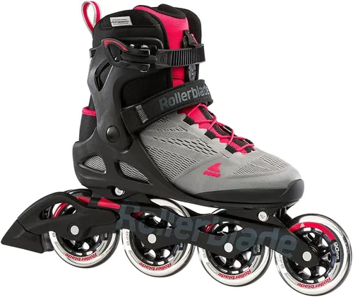 Vista 11 de Rollerblade Macroblade 90 Patín en línea para mujer, color rosa paraíso neutro
