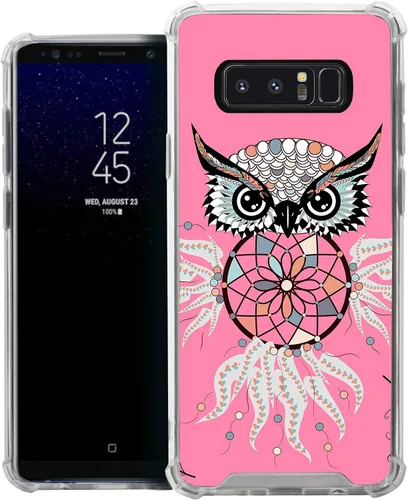 Vista 33 de CasesOnDeck Funda compatible con [Samsung Galaxy Note 8] Note 8, funda delgada y transparente de poliuretano termoplástico flexible con protección