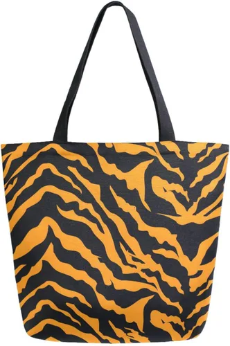 Vista 39 de ALAZA - Linda bolsa de lona grande con diseño de bulldog pug negro francés, reutilizable, para compras, con asas, resistente, lavable Multi 13