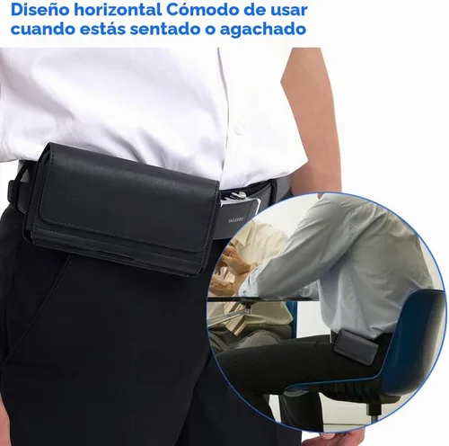 Vista 3 de Funda de teléfono para iPhone 17, 17 Pro, 16, 16e 16 Pro, 15, 15 Pro, 14 13 Pro 12 Pro, Galaxy S26 S25 S24 S23 S22 S21 A10e - Funda de piel