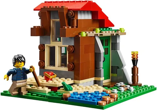 Vista 4 de LEGO Creator Lakeside Lodge 31048 Building Juguete