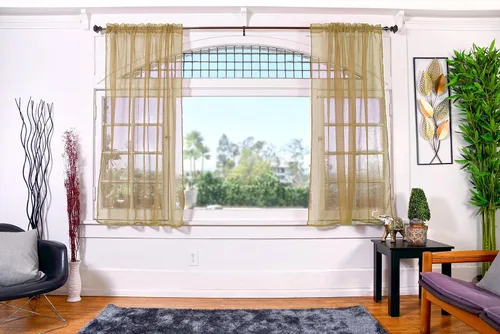 Vista 63 de All American Collection - cortinas Doli transparentes, 2 unidades Blanco