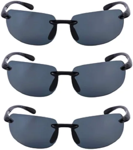 Vista 2 de 3 pares de lentes de sol bifocales sin montura para hombres y mujeres