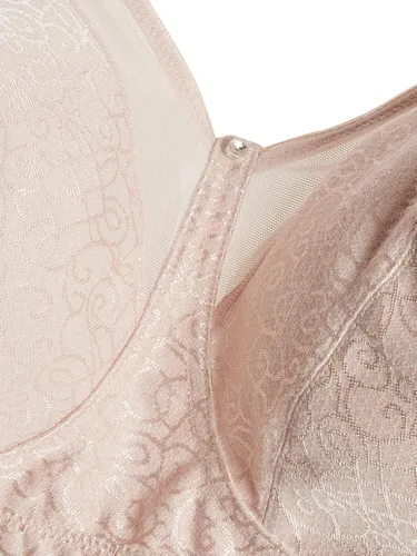 Vista 4 de JUST MY SIZE Womens Wireless Bra, Comfort Shaping Full Figure Wire-Free Bra