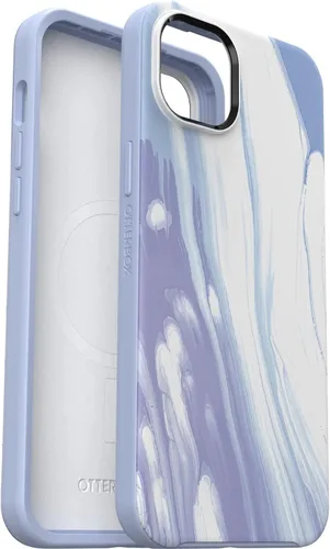 Vista 27 de OtterBox Symmetry - Funda con MagSafe para iPhone 14 Plus (SOLAMENTE), embalaje no minorista - Rosa translúcido transparente (Polvo de Hada)