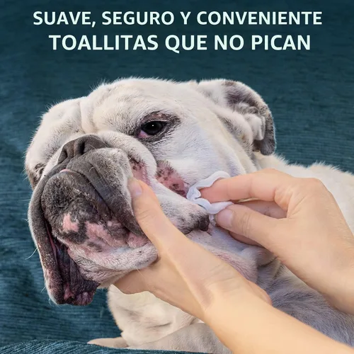 Vista 2 de Pet MD Toallitas tópicas para limpieza - con aloe para gatos y perros - 50