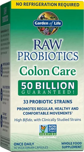 Vista 9 de Garden of Life - Probióticos RAW Probióticos Cuidado de Colon - Acidophilus y Cultura Viva Probióticos Promueve Movimientos Regulares, Saludables