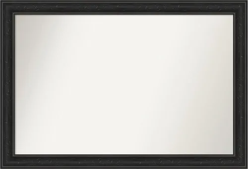 Vista 174 de Amanti Art Espejo personalizado, gran espejo de baño estrecho, espejo de pared o espejo de tocador de baño sobre el fregadero (24 x 24 pulgadas)
