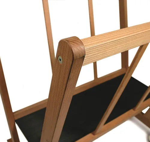 Vista 2 de Cappelletto Allegra - Estante de impresión de madera de haya maciza, estante de almacenamiento y exhibición para obras de arte, lienzos y carteras