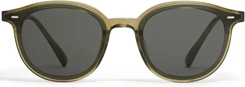 Vista 2 de Gafas de sol redondas retro para mujer, estilo vintage, clásicas, con protección UV
