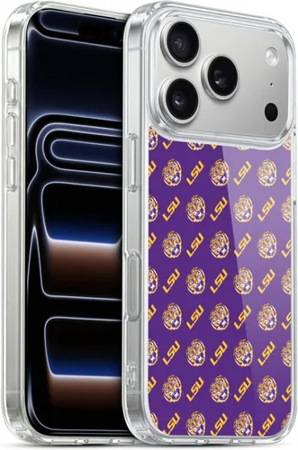 Vista 61 de Head Case Designs Funda de gel suave con licencia oficial de la Universidad Estatal de Louisiana LSU Camou compatible con Apple iPhone 7 Plus/iPhone