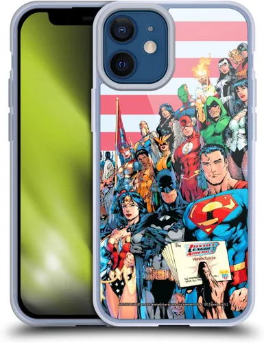 Vista 122 de Head Case Designs Funda de gel con licencia oficial de la Liga de la Justicia DC Comics #10 Darkseid War Comic Book Cover