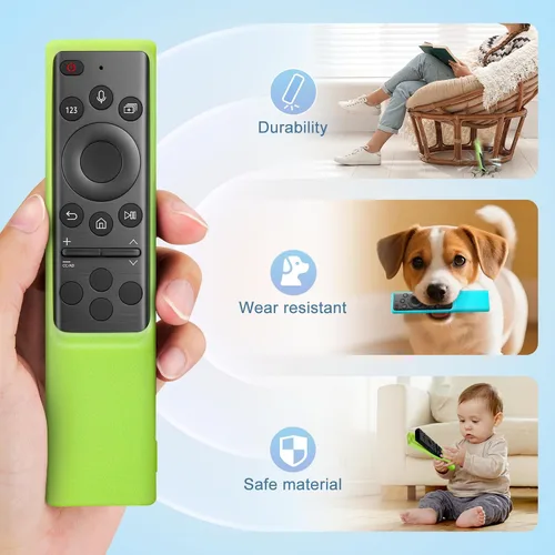 Vista 6 de Funda para mando a distancia de Samsung Smart TV, de silicona BN59-01385A (Paquete de 2)
