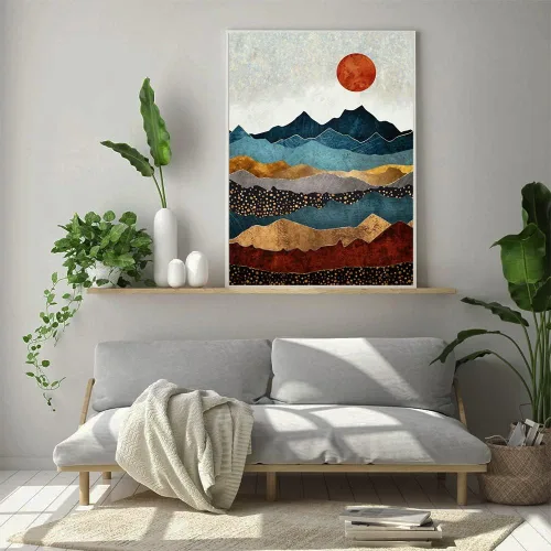 Vista 4 de XWJJ Kit de pintura de diamantes de montaña, kit de arte de diamantes para adultos, taladro redondo completo (16 x 20 pulgadas), pintura de paisaje