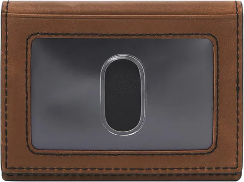 Vista 2 de Fossil Everett - Cartera delgada de cuero para hombre
