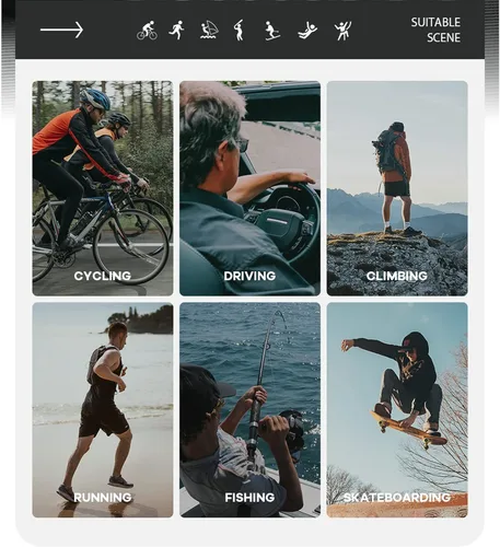 Vista 5 de Dos tamaños para adultos y jóvenes, gafas de sol deportivas de béisbol, ciclismo, hombres y mujeres, MTB Bicicletas al aire libre