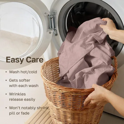 Vista 36 de California Design Den Sábanas de Algodón Egipcio 100%, Juego de Sábanas de Lujo Auténtico Certificado Tamaño Full con Bolsillo Profundo, Satén Suave