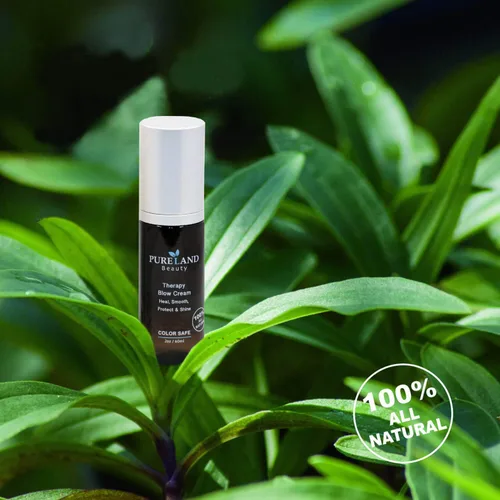 Vista 7 de Pureland Beauty Therapy Blow Cream - Tratamiento de reparación capilar sin enjuague, mascarilla hidratante para cuero cabelludo sensible y cabello