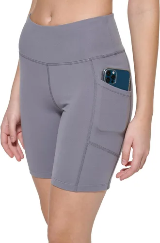 Vista 3 de Calvin Klein Pantalones cortos de ciclismo de cintura súper alta para mujer
