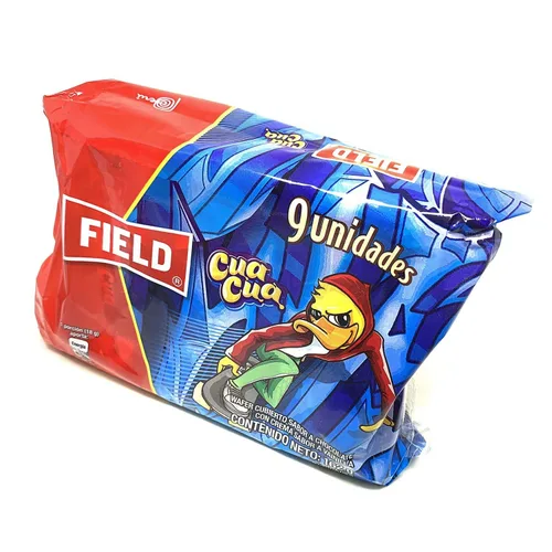 Vista 5 de CuaCua Wafer Cubierto Sabor A Chocolate Con Crema Sabor a Vainilla
