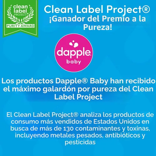 Vista 7 de Dapple Detergente para ropa de bebé, impulsado por plantas, concentrado, hipoalergénico, sin fragancia, paquete ecológico, quitamanchas, 34 fl oz