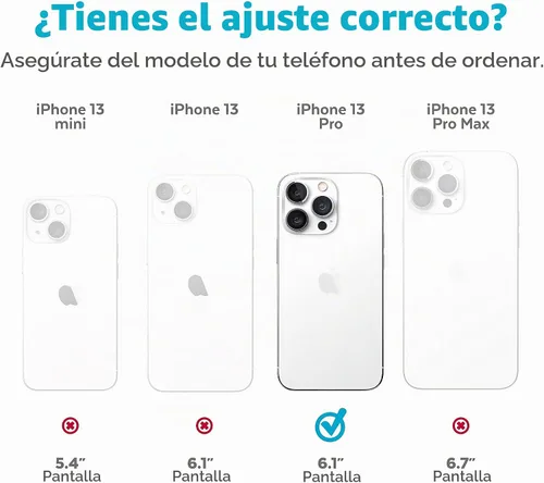Vista 9 de Speck CandyShell Pro - Funda para iPhone 13 Pro, protección contra caídas y resistente a arañazos con protección de doble capa y diseño delgado