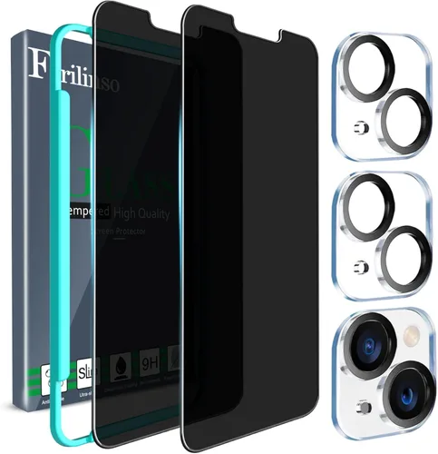 Vista 37 de Ferilinso Protector de pantalla de privacidad para Samsung Galaxy Z Flip 6 / Z Flip 7 FE [compatible con funda de teléfono], película