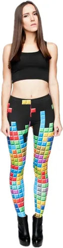 Vista 5 de Tamskyt Womens Digital Printed Women's Full-Length Yoga Workout Leggings Thin Capris