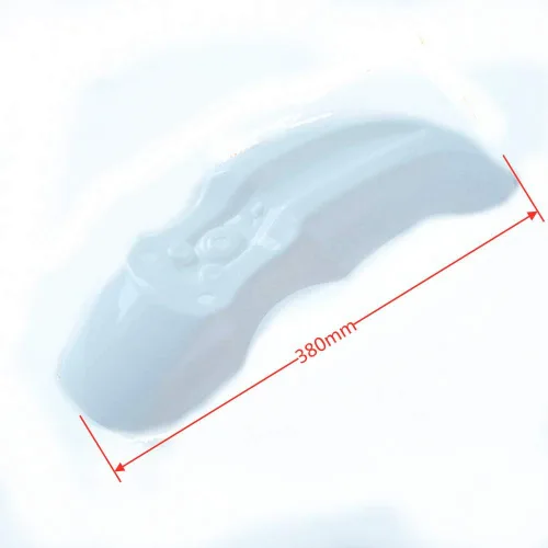 Vista 3 de CRF50 Kit de guardabarros de cuerpo de plástico blanco para bicicletas chinas CRF XR de 50 cc Pit Dirt incluyendo todos los tornillos de montaje