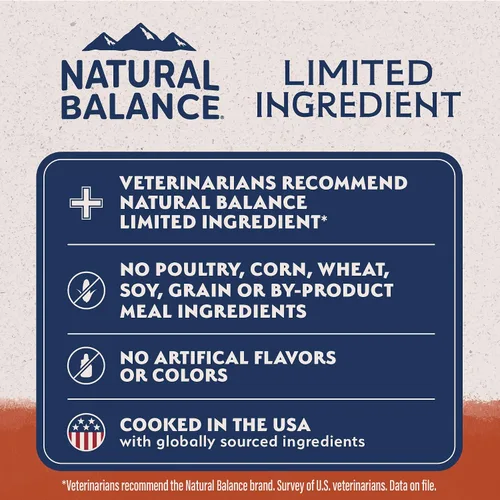 Vista 3 de Natural Balance Ingrediente limitado, salmón y batata, 12 lb