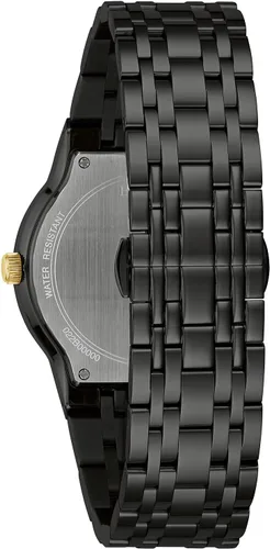 Vista 3 de Bulova Men's Modern Gold Tone Stainless Steel 3-Hand Calendar Date Quartz Watch, Diamond Dial