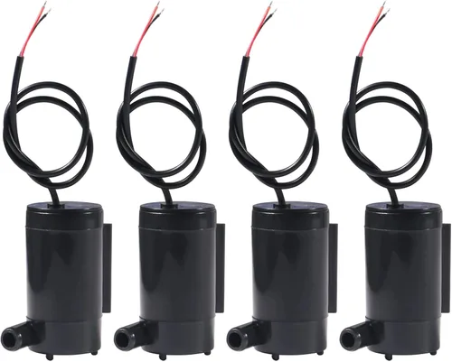 Vista 8 de 4 piezas DC 3-5 V micro sumergible mini bomba de agua para acuarios pecera estanque fuente hidropónica jardín