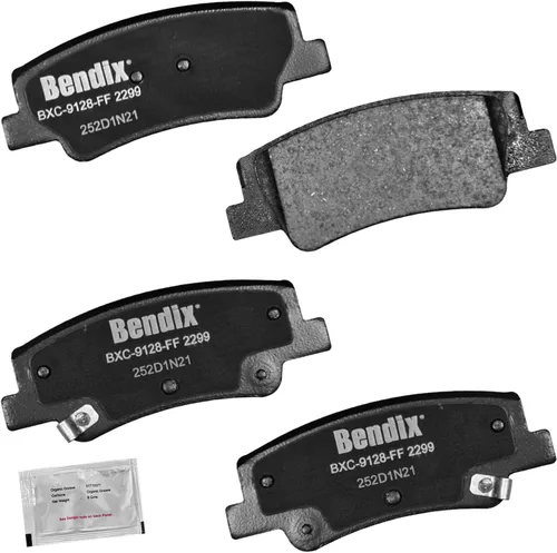 Vista 146 de Bendix Priority1 CFC154 - Juego de pastillas de freno de disco para Avanti II, Century, LeSabre, Regal, Riviera, chasis comercial, DeVille
