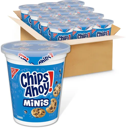 Vista 53 de CHIPS AHOY! Chewy Minis - Galletas con chispas de chocolate, paquetes de 12-3 onzas