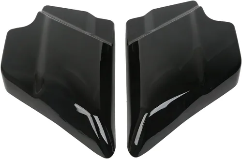 Vista 2 de XMT-MOTO - Par de paneles de cubierta lateral de batería para Harley Touring Road King Street Glide Electra Glide 2009 y posterior, negro brillante
