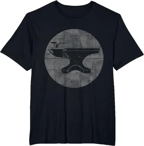 Vista 45 de Vintage herrería forja retro regalo para la camiseta del herrero Negro