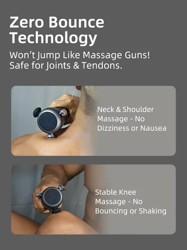 Vista 6 de NHO Pistola de masaje, masajeador de terapia para cuello, espalda, mano, brazo y pies alivio del dolor, masajeador de cuello, pistola de liberación