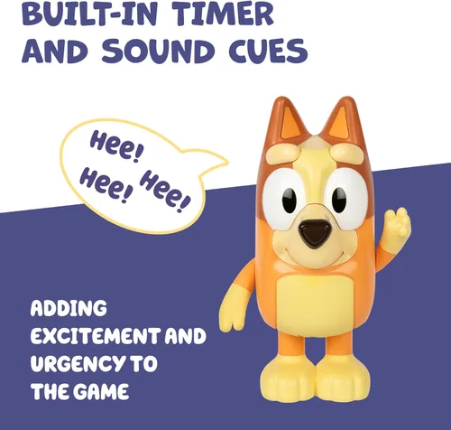 Vista 5 de Bluey Game Hide and Seek Electronic Bingo Figure, Interactive Figurine Toys