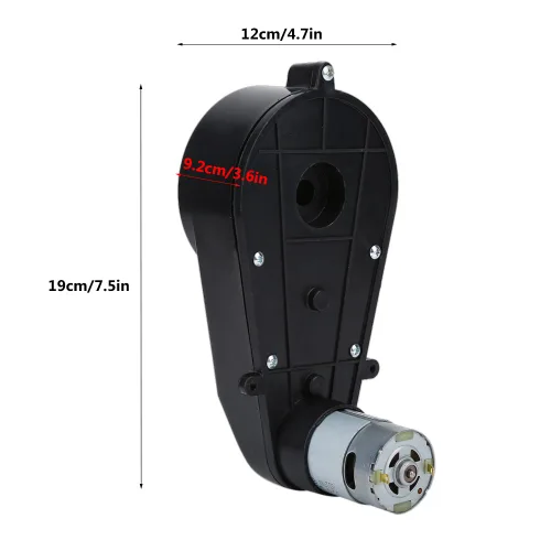 Vista 4 de 8000RPM con motor de 12 V, motor eléctrico con ruedas para niños y motocicletas, motor universal RS550 para niños
