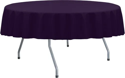 Vista 39 de Ultimate Textile Cotton-Feel - Mantel redondo de comedor fino de 72 pulgadas, color verde militar