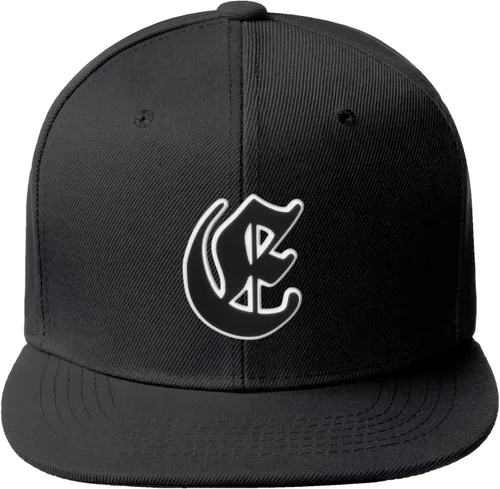 Vista 1165 de Daxton Gorra clásica con visera de billete plano con letras del alfabeto inglés antiguo de la A a la Z